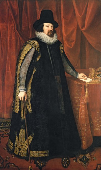 Sir Francis Bacon (1561-1626) Baron Verulam von Verulam, Viscount St. Albans von Paul van Somer